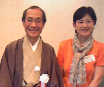 市長と。京都おもてなし大使にて